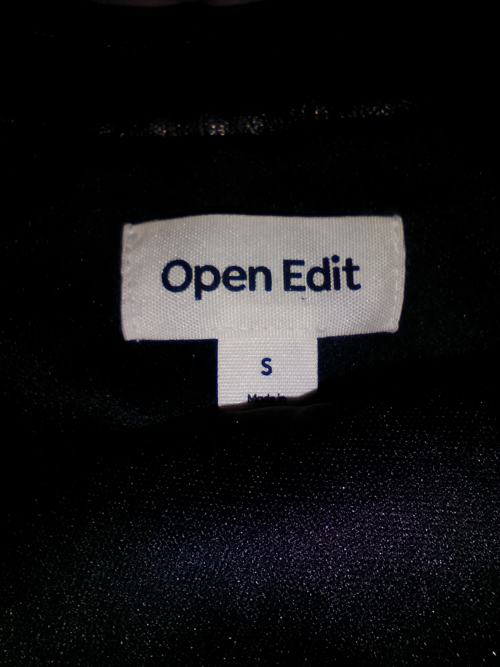 Nordstrom Black Strapless Faux Leather Dress - Picture 3 of 5